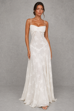 Women’s Sweetheart Neck Maxi Dress