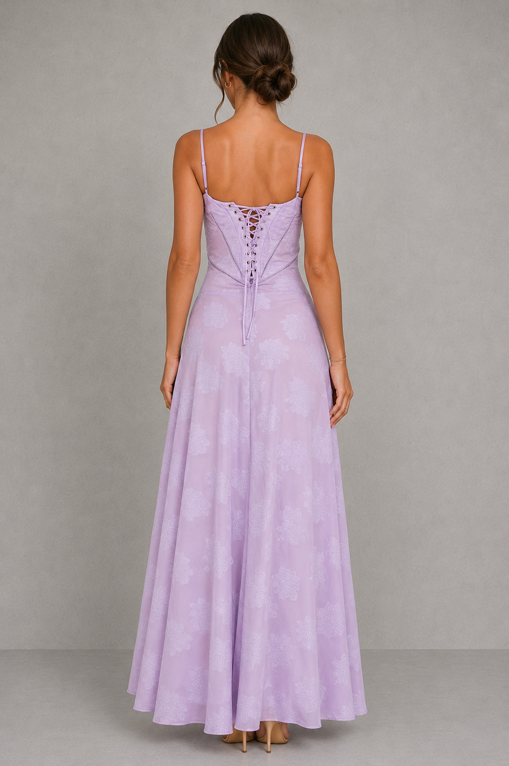 Women’s Sweetheart Neck Maxi Dress