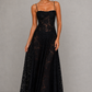 Women’s Sweetheart Neck Maxi Dress