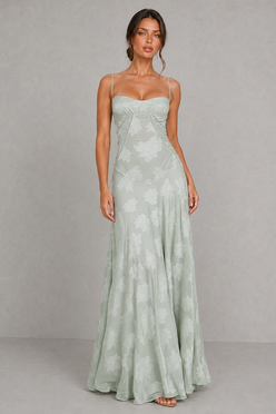Women’s Sweetheart Neck Maxi Dress