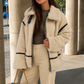 Women’s Teddy Lammy Coat with Plush Lining for Winter & Casual Wear