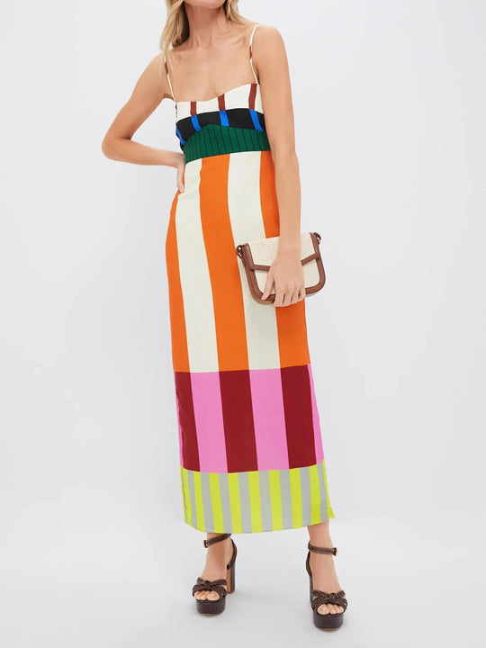 Elsa - Multicolor Maxi Dress